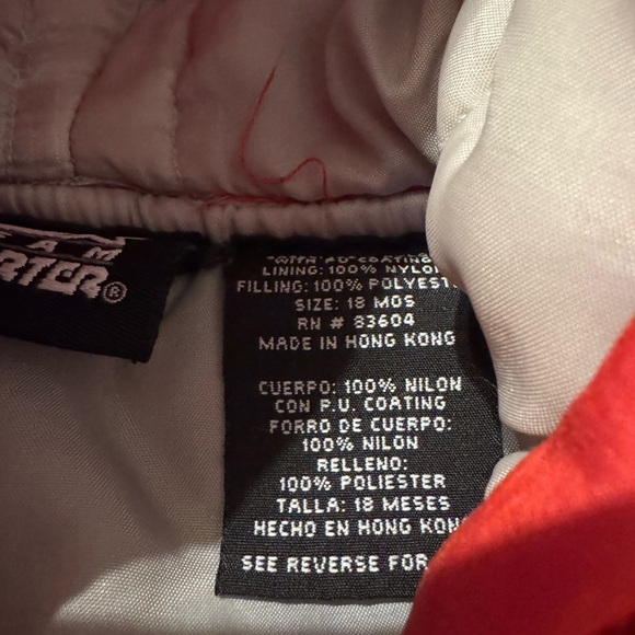 Vintage Ohio State Buckeyes Starter Coat Baby Boy Size 18 Months - Picture 4 of 8